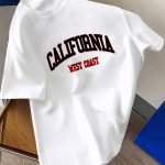 California Graphic Print Men's Creative Top, Casual Short Sleeve Crew Neck T-shirt, Men's Clothing For Summer Outdoor - Image 9