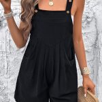 Solid Color Loose Style Rompers