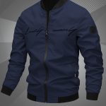 Men's Letter Embroidered Casual Bomber Jacket Gifts Best Sellers - Image 4