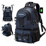 1pc Men's Waterproof Travel Backpack, Mountaineering Hiking Backpack, Outdoor Sports Camping Backpack, Can Hold 43.18 Cm Computer - Image 4