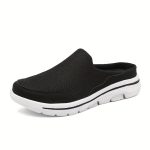 Men's Slip-on Mules Half Sneakers, Casual Walking Shoes Outdoor, Backless Sneakers, Open Back Shoes - Image 3