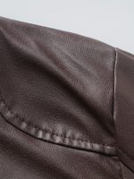 2026 Autumn And Winter New Zipper Cardigan Pocket PU Leather Small Stand Collar MotorcycleJacket Coat Men's Coat - Image 11