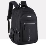 Men's 5 Layers & Water Bottle Straps Design Backpacks, Casual Durable Multi Functional Business Style Knapsacks For Men's Outdoor Activities - Image 5