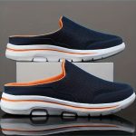 Men's Slip-on Mules Half Sneakers, Casual Walking Shoes Outdoor, Backless Sneakers, Open Back Shoes