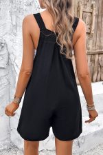 Solid Color Loose Style Rompers - Image 5