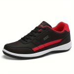 Men's Casual Comfortable Sneakers, Lightweight Durable Anti-Slip Sneakers, Street Style Trendy Shoes For Daily Wear - Image 4