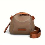 Color Contrast Shell Waist Bag, Casual Oxford Cloth Crossbody Bag, Lightweight Chest Bag For Women - Image 2