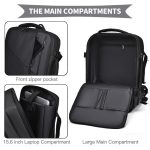 Men's Large Capacity Backpack, 39.62cm Laptop Backpack, Extendable Backpack For Travel, Business, School - Image 17