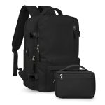 Multi Pocket Carry On Travel Backpack, Flight Approved Gym Bag With Shoe Compartment, Waterproof Laptop School Bag - Image 8