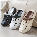 Men's Trendy Hollow Out Colour Block Slippers, Comfy Non Slip Durable Backless Slides For Men's Outdoor Activities - Image 6