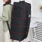 Expandable Wheeled Luggage Backpack, Foldable Large Capacity Travel Bag With Silent Resistant Wheel, Ideal For Business Trips & Studying Abroad - Image 17