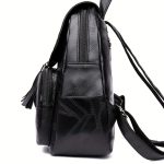 Women's Bag, New Soft PU Leather Student Bag, Lady Travel Backpack (Zipper Direction Assorted Varieties) - Image 6