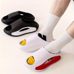 Men's Fashion EVA Slides, Casual Non Slip Slippers, Open Toe Shoes For Indoor Outdoor Beach Shower, Spring And Summer - Image 9