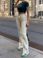 Letter Print Crew Neck Crop T-Shirt, Casual Short Sleeve T-Shirt For Spring & Summer, Women's Clothing - Image 10