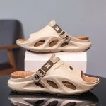 Men's Fashion EVA Slides, Non Slip Quick-drying Open Toe Slippers For Indoor Outdoor Walking, Men's Summer Beach Slides - Image 6