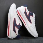 Women's Colorblock Casual Sneakers, Lace Up Platform Soft Sole Jogging Shoes, Low-top Breathable Fitness Shoes - Image 8