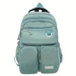 1pc Fashion Large Capacity Backpack, Student's Schoolbag, Trendy Simple Casual Backpack - Image 2