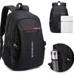Men's Backpack, Trendy Large Capacity High School Junior High School Student Bag, Travel Bag Computer Bag (Zipper Direction Assorted Varieties) - Image 5