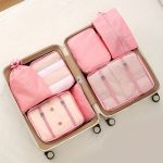 7pcs Large Capacity Travel Organizer Set, Nylon Packing Cubes With Storage Pouch For Clothes, Pants, Shoes, Socks - Vacation Style, Portable Luggage Bags - Image 7
