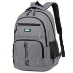 1pc Men's Large Capacity Backpack With Multiple Compartments, Stylish Travel Laptop Storage Backpack - Image 2