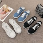 Casual Women's Slip-On Sneakers, Breathable Backless Flat Shoes, Lightweight Flat Outdoor Mule Shoes - Image 7