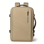 Men's Large Capacity Backpack, 39.62cm Laptop Backpack, Extendable Backpack For Travel, Business, School - Image 4
