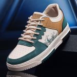 Men's Trendy Street Style Wave Pattern Low Top Skateboard Shoes, Comfy Non Slip Lace Up Sneakers For Men's Outdoor Activities - Image 9