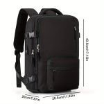Multi Pocket Carry On Travel Backpack, Flight Approved Gym Bag With Shoe Compartment, Waterproof Laptop School Bag - Image 16
