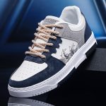 Men's Trendy Street Style Wave Pattern Low Top Skateboard Shoes, Comfy Non Slip Lace Up Sneakers For Men's Outdoor Activities - Image 7