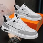 Men's Lace-up Sneakers, Skate Shoes With Good Grip, Breathable Walking Shoes - Image 7