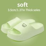 Cute Cartoon Bear Pattern Slides, Casual Soft Sole Pillow Slides, Comfortable Indoor Home Slides - Image 7
