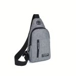 Men's Adjustable Chest Bag Outdoor Mountaineering Cycling One Shoulder Slant Cross Oxford Cloth Chest Bag - Image 5