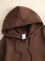 UFO & Alien Print Hoodie, Cool Hoodies For Men, Men's Casual Graphic Design Pullover Hooded Sweatshirt With Kangaroo Pocket Streetwear For Winter Fall, As Gifts - Image 12