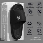 Women's Letter Design Slides, Casual Open Toe Soft Sole Shoes, Comfortable Slip On Slides - Image 4