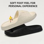 Cute Cartoon Bear Pattern Slides, Casual Soft Sole Pillow Slides, Comfortable Indoor Home Slides - Image 9