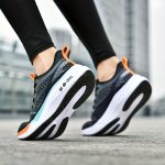 Men's Trendy Woven Knit Breathable Running Shoes, Comfy Non Slip Durable Soft Sole Sneakers For Men's Outdoor Activities - Image 6
