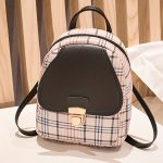 Plaid Backpack With Adjustable Straps, Cute Small Backpack, Zipper Casual Shoulder Bag, Card Wallet, Mobile Casual Phone Bag, Casual Camera Bag, Lipstick Bag, Key Bag, Single Shoulder Bag, Diagonal Span Bag, Backpack Dual Purpose (6.3*2.4*8.3)Inch - Image 13