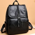 Women's Bag, New Soft PU Leather Student Bag, Lady Travel Backpack (Zipper Direction Assorted Varieties) - Image 2