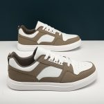 Men's Old School Style Colour Block Skateboard Shoes, Comfy Non Slip Lace Up Breathable Sneakers For Men's Outdoor Activities - Image 9