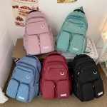 1pc Fashion Large Capacity Backpack, Student's Schoolbag, Trendy Simple Casual Backpack - Image 7