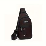 Men's Adjustable Chest Bag Outdoor Mountaineering Cycling One Shoulder Slant Cross Oxford Cloth Chest Bag - Image 14