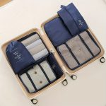 7pcs Large Capacity Travel Organizer Set, Nylon Packing Cubes With Storage Pouch For Clothes, Pants, Shoes, Socks - Vacation Style, Portable Luggage Bags - Image 5