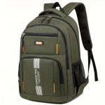 1pc Men's Large Capacity Backpack With Multiple Compartments, Stylish Travel Laptop Storage Backpack - Image 4