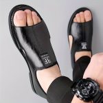 Plus Size Men's Open Toe Breathable Sandals, Comfy Non Slip Rubber Sole Casual Durable Beach Water Shoes, Men's Footwear - Image 8
