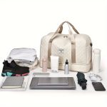 Luxury Large Capacity Duffel Bag – Versatile Shoulder & Crossbody Tote With Dry Wet Separation Pockets And Dual Side Pockets For Travel & Gym - Image 20