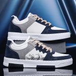 Men's Trendy Street Style Wave Pattern Low Top Skateboard Shoes, Comfy Non Slip Lace Up Sneakers For Men's Outdoor Activities - Image 8