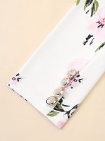 Floral Print Two-piece Suit Set, Elegant Double Breasted Blazer & Bodycon Skirt Outfits, Women's Clothing - Image 8