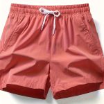 Men's Solid Drawstring Casual Shorts With Pockets, Summer Sports, Summer Daily, Gym, Running - Image 6