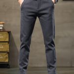 Men's Semi-formal Skinny Pants For Fall Winter Business - Image 2