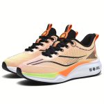 Men's Trendy Woven Knit Breathable Running Shoes, Comfy Non Slip Durable Soft Sole Sneakers For Men's Outdoor Activities - Image 3